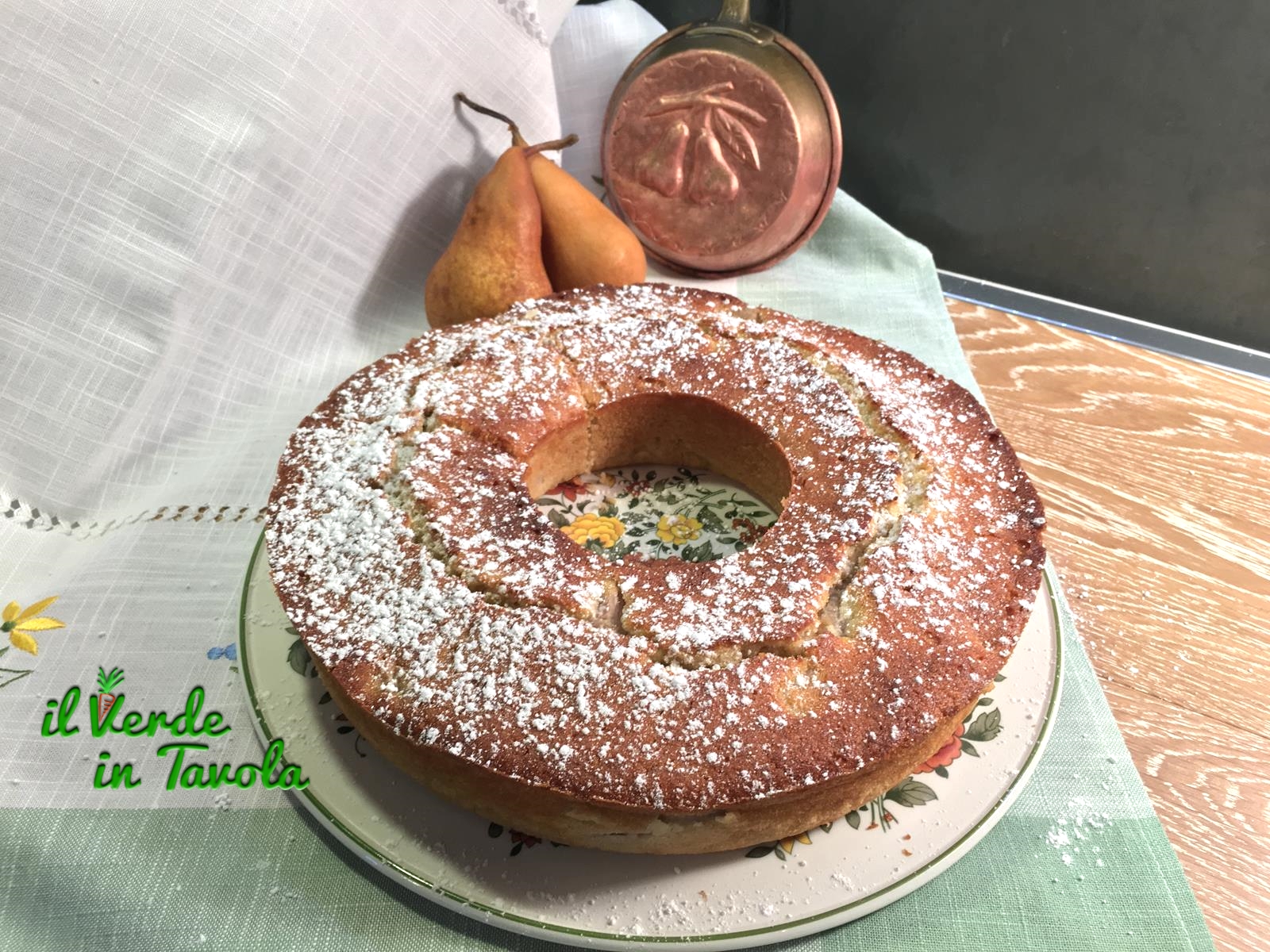 Ciambellone sofficissimo alle pere – videoricetta