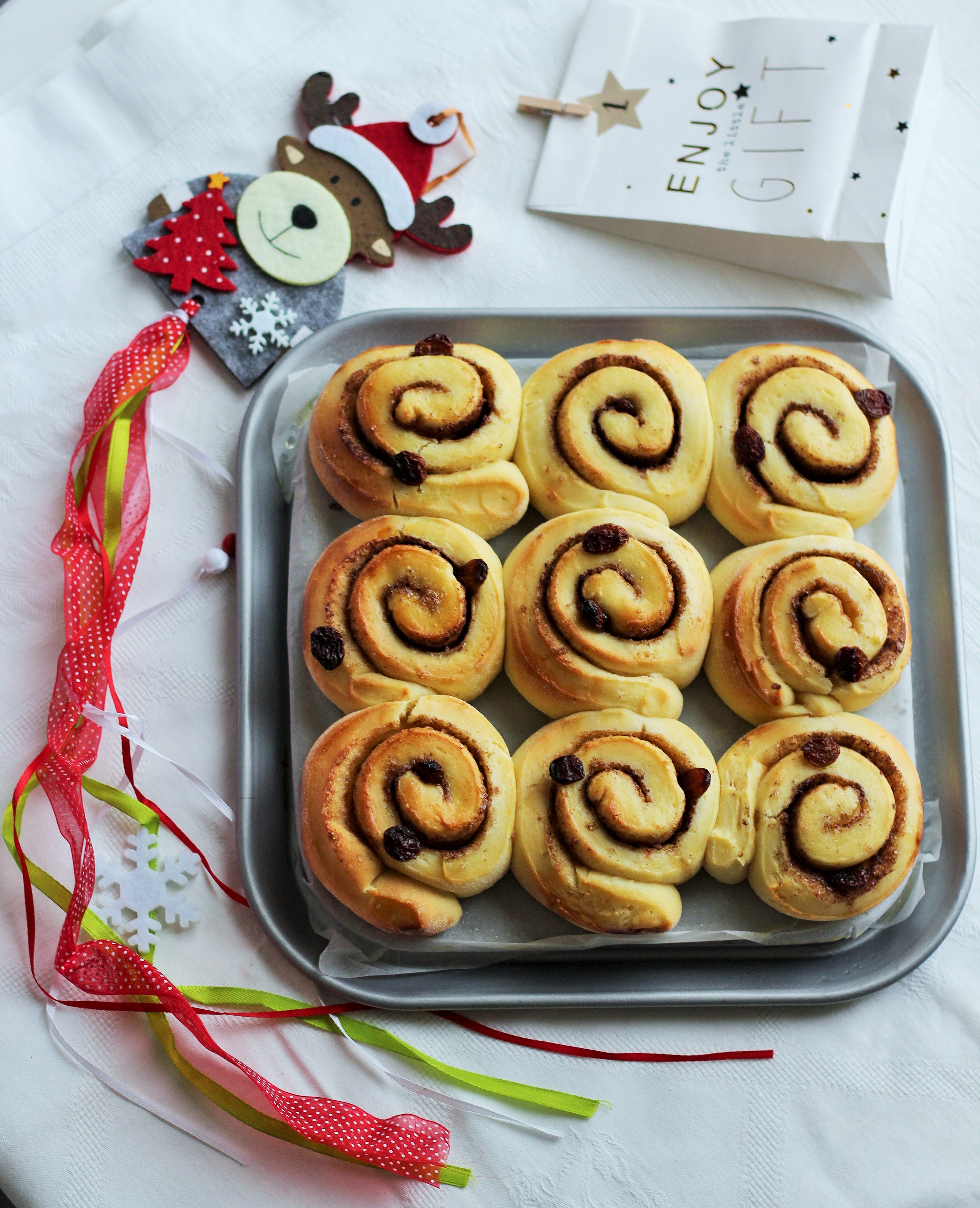 Cinnamon rolls (girelle alla cannella)