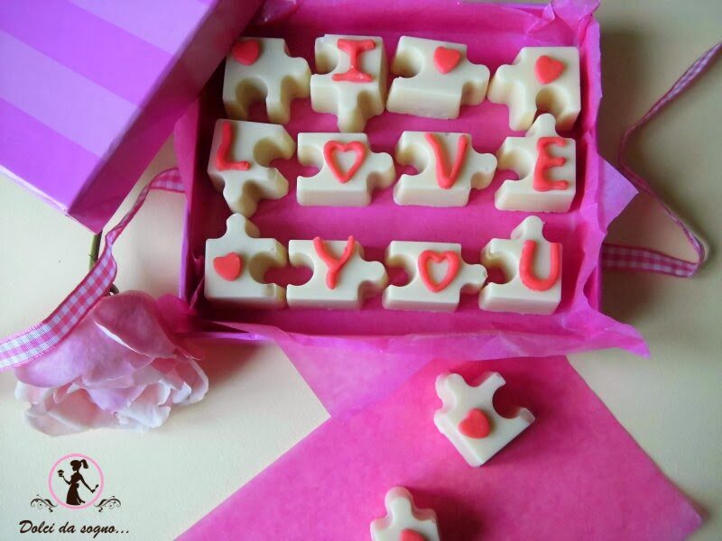 Ciocco puzzle per s. valentino