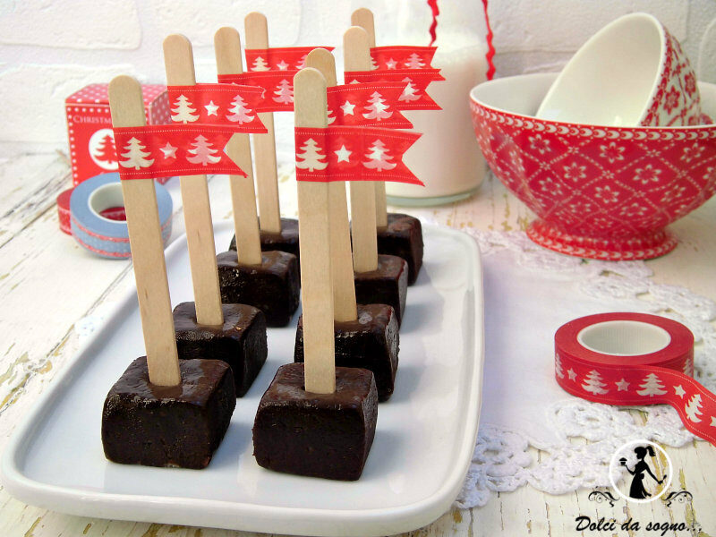 Cioccolata calda su stecco