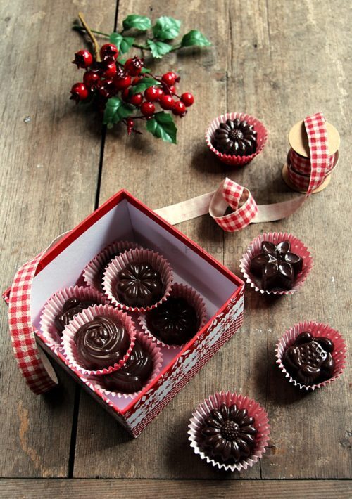 Cioccolatini all’arancia e alla pera