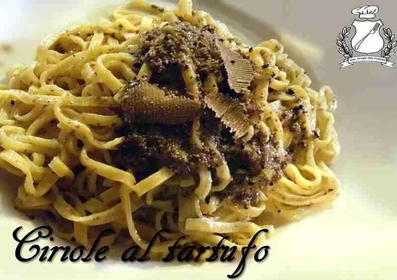 Ciriole al tartufo