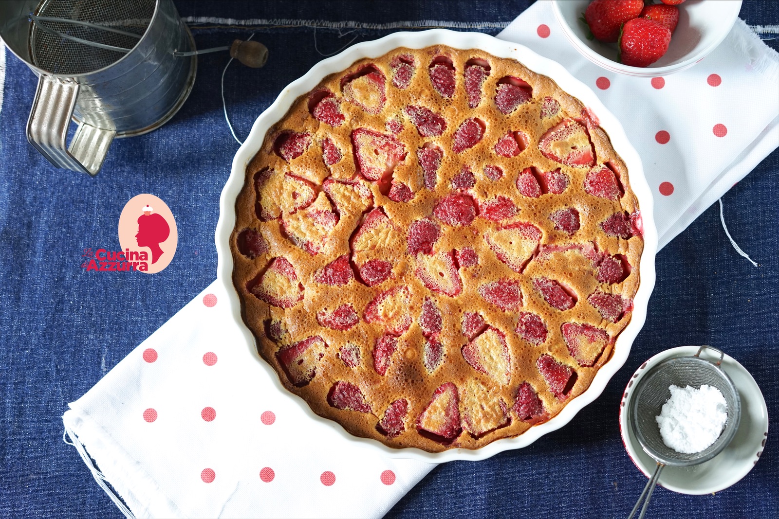 Clafoutis alle fragole