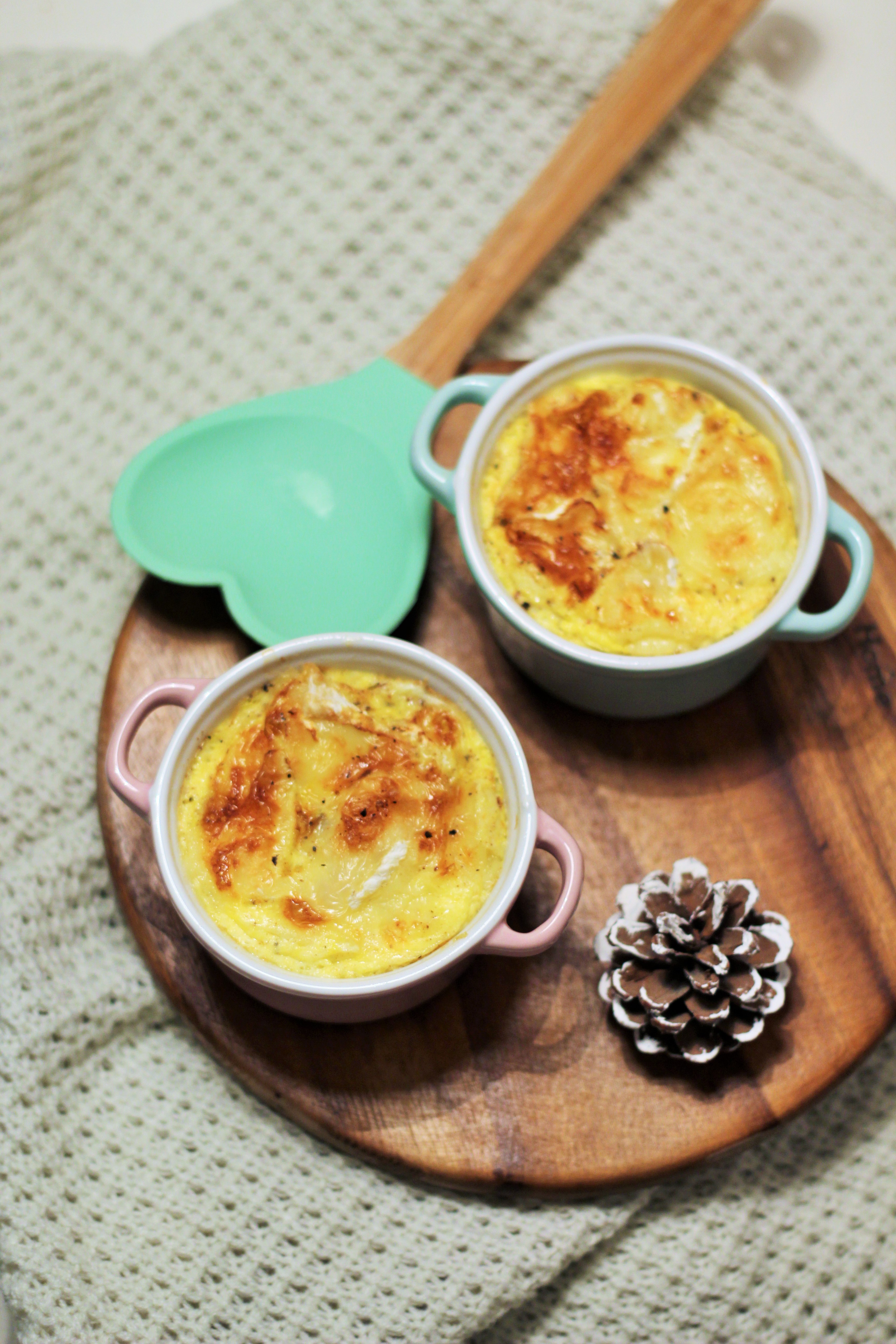 Cocottine con patate e camembert