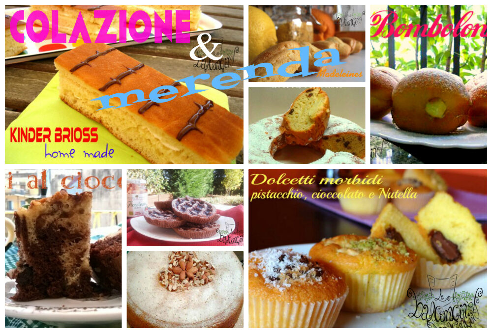 Colazione e merenda: tutte le ricette