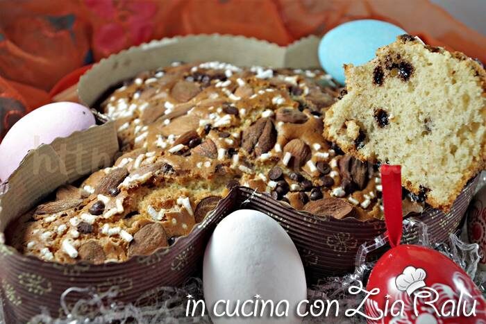 Colomba veloce mandorle e cioccolata
