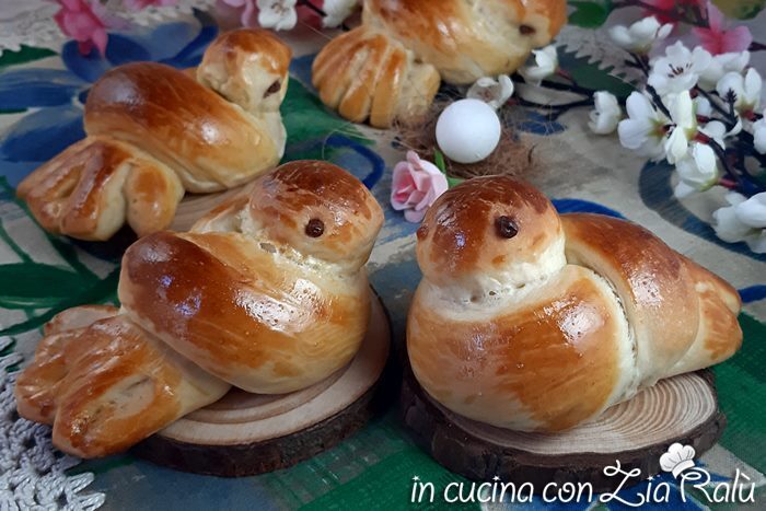 Colombine di brioche allo yogurt