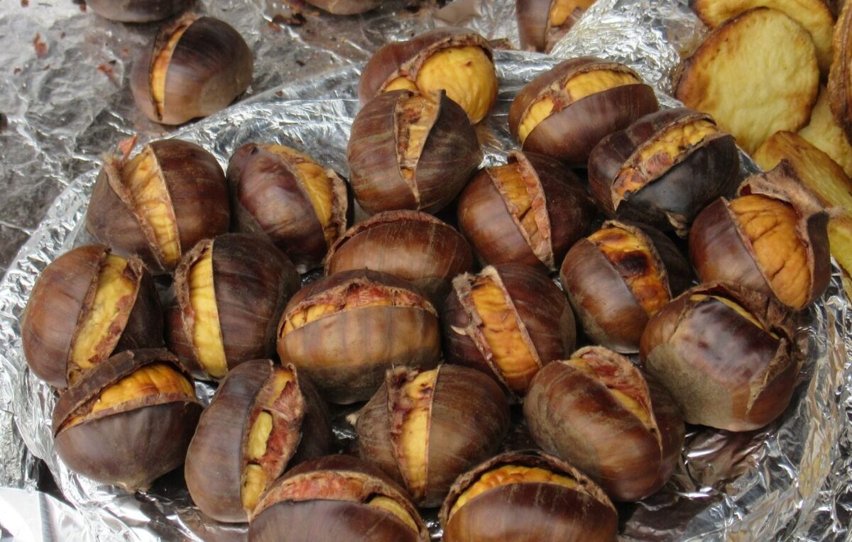 Come arrostire le castagne (marroni) al forno