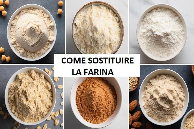 Come sostituire la farina