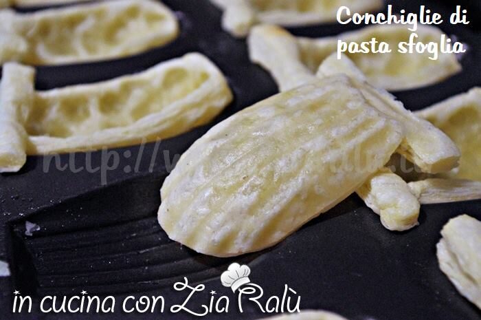 Conchiglie di pasta sfoglia – gusci per antipasto