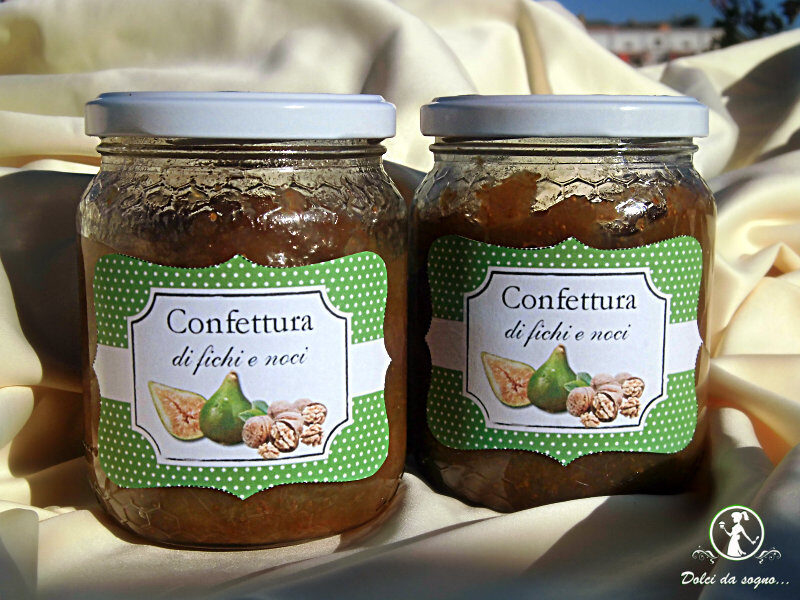 Confettura di fichi e noci