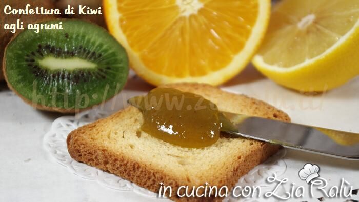 Confettura di kiwi agli agrumi