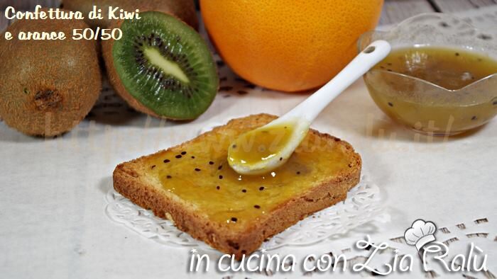 Confettura kiwi e arance 50-50