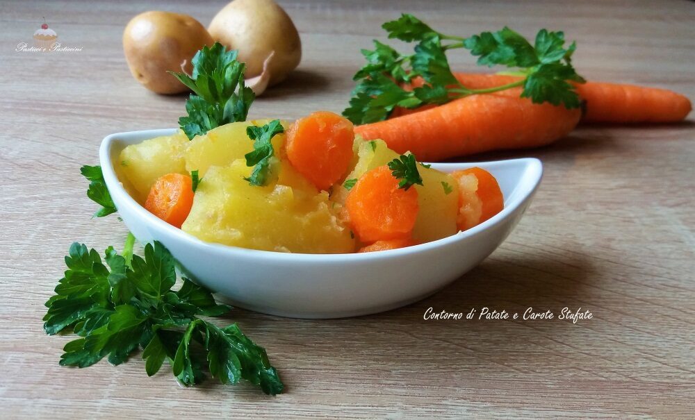 Contorno di Patate e Carote Stufate