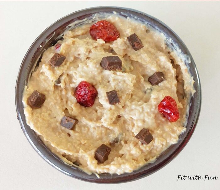 Cookie dough fit allo yogurt con video ricetta