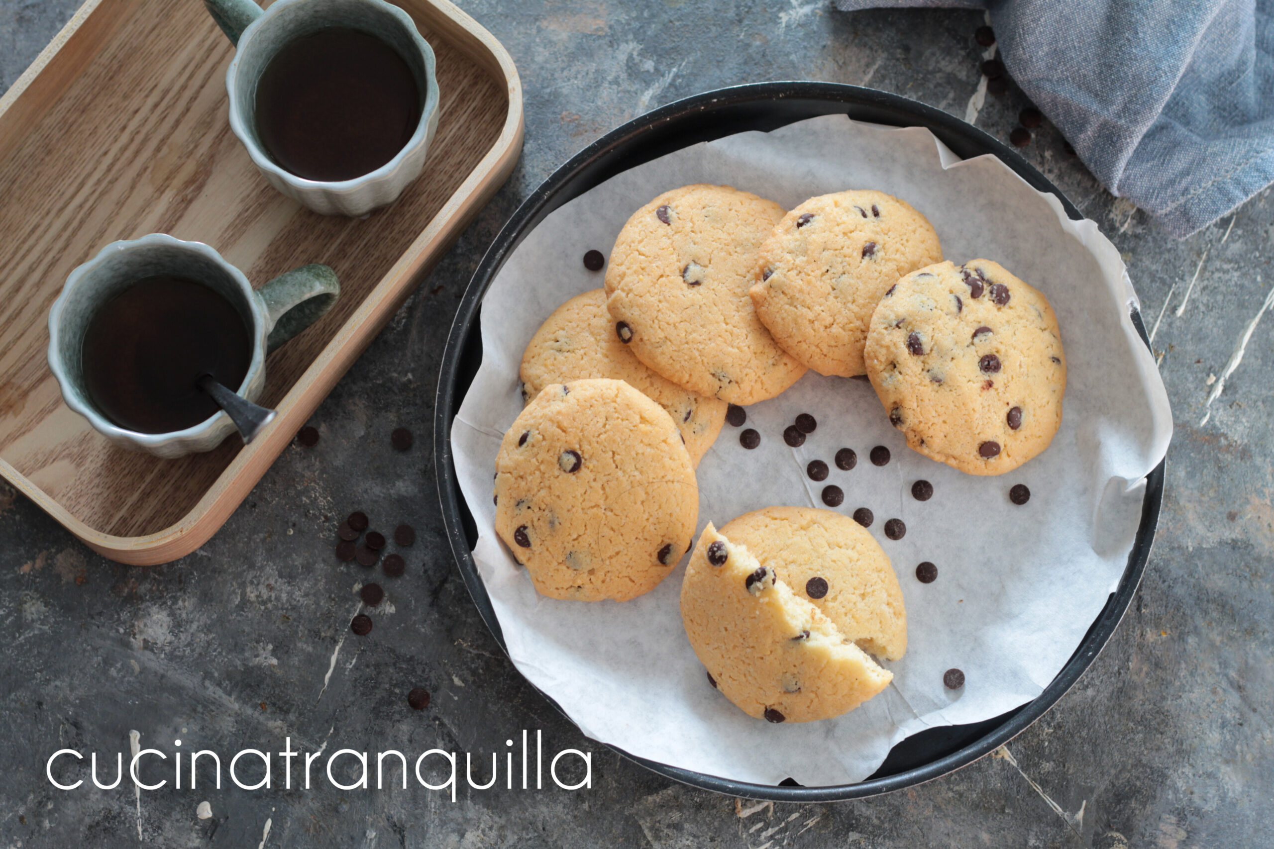 Cookies con farina di riso e zucchero di canna