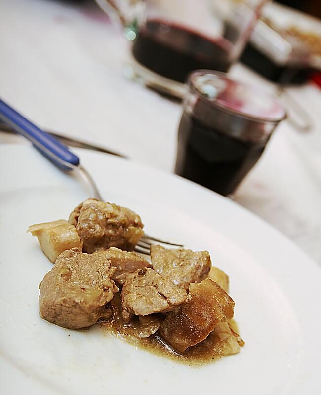 Coppa di maiale coi funghi