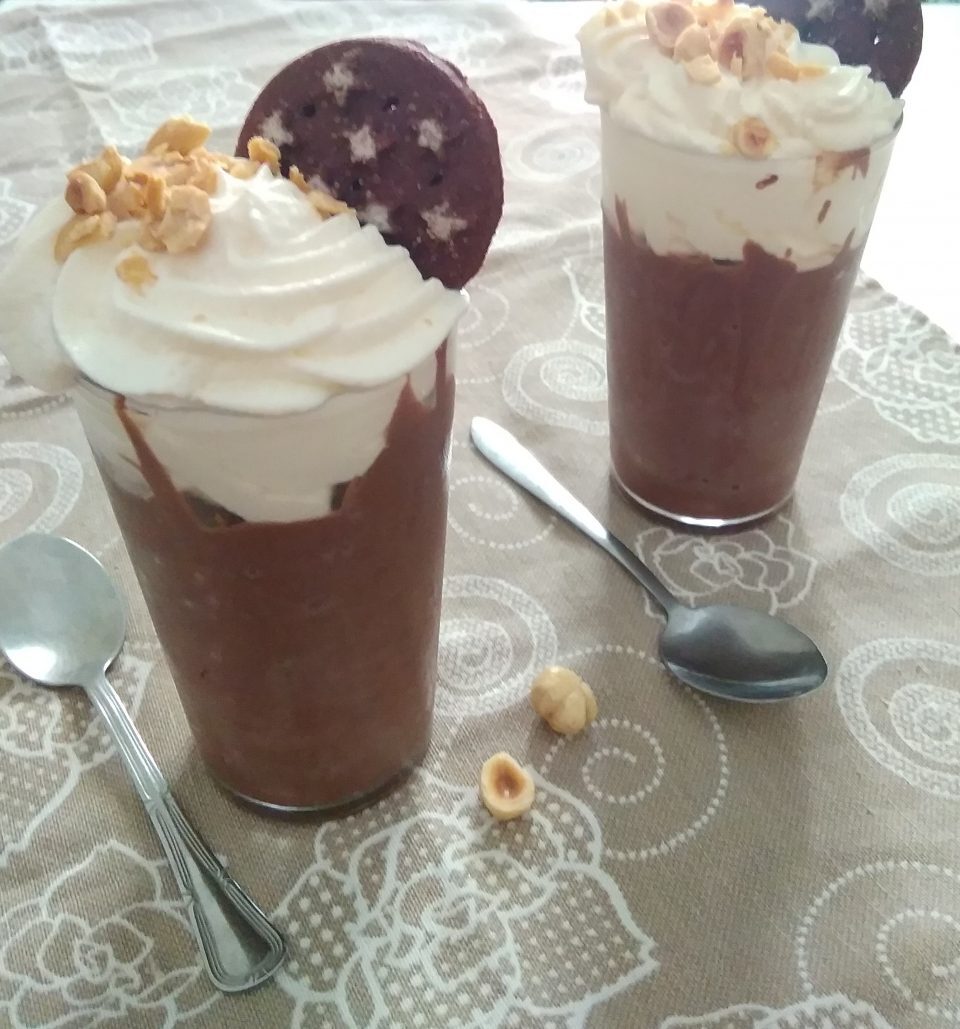 Coppette cioccolato e panna