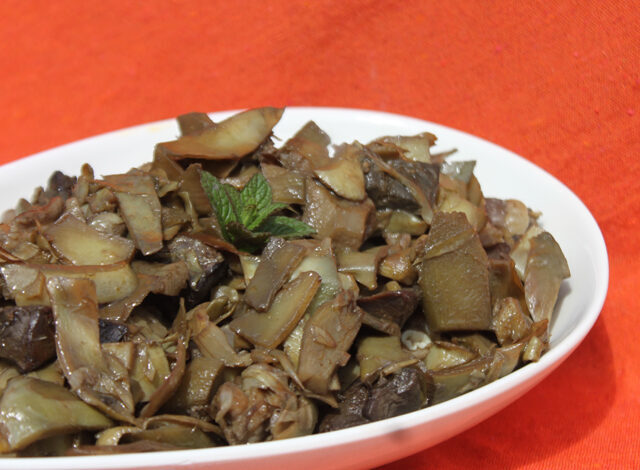Coratella con carciofi