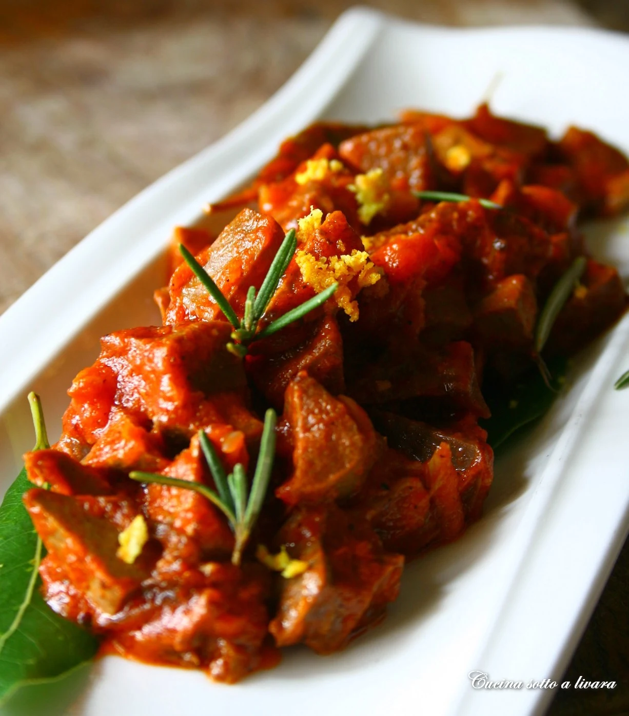 Coratella di agnello in umido