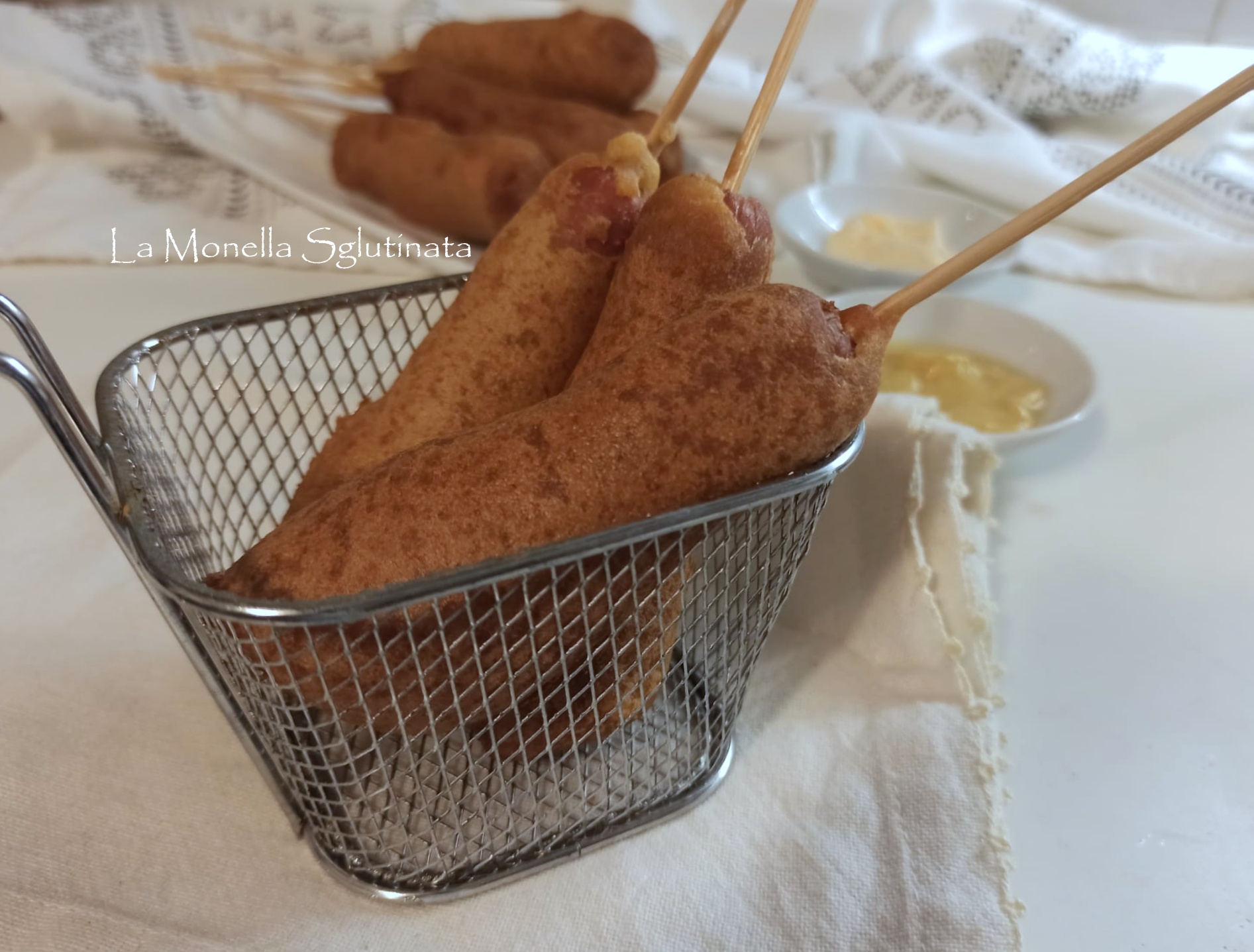 Corn dogs senza glutine
