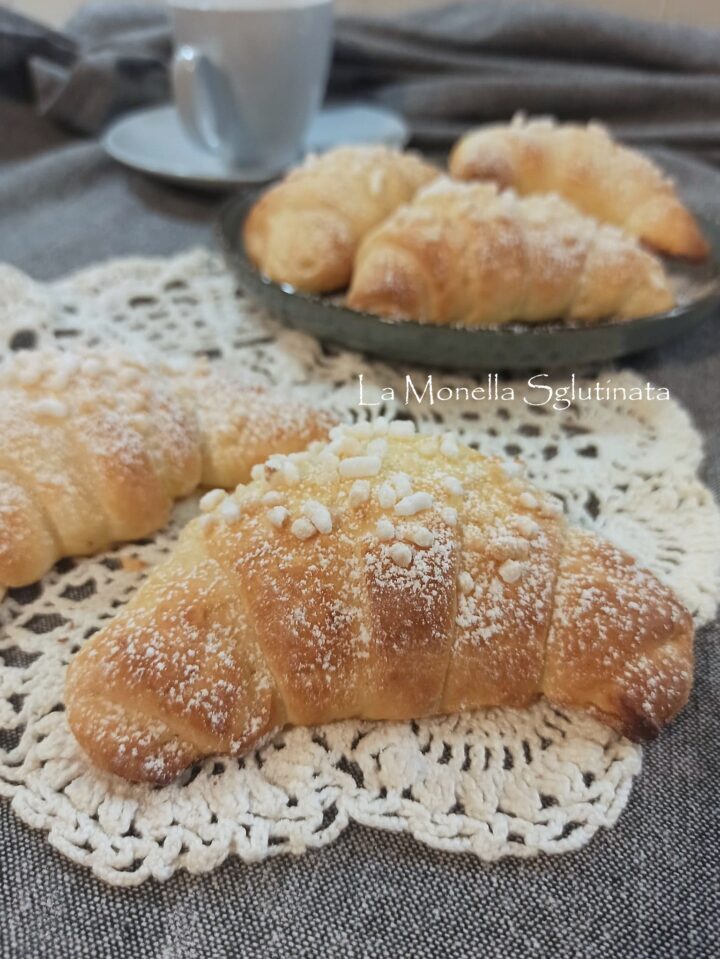 Cornetti brioches senza glutine