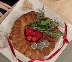 Corona di natale da la prova del cuoco
