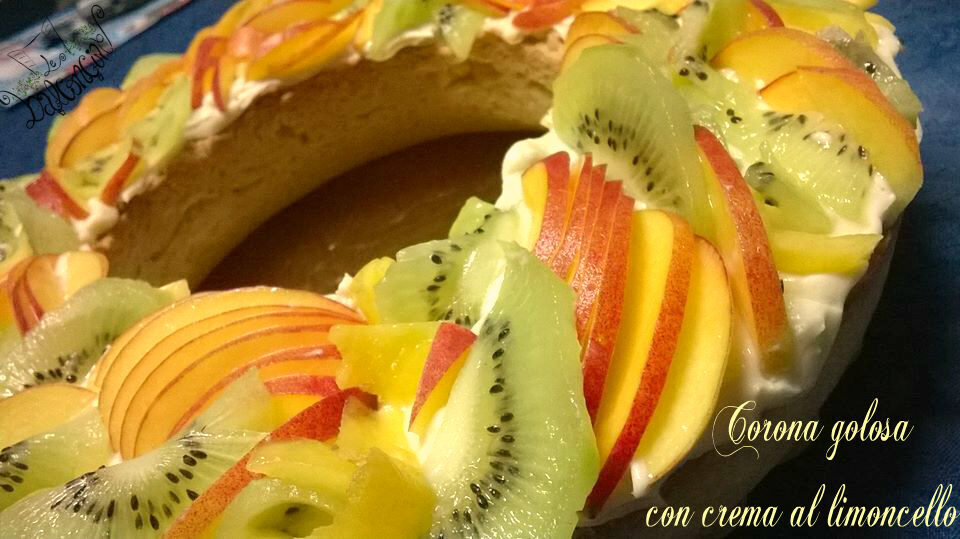 Corona golosa con crema al limoncello