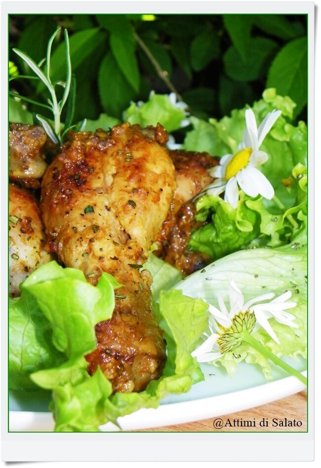 Cosce di pollo alla ‘nduja