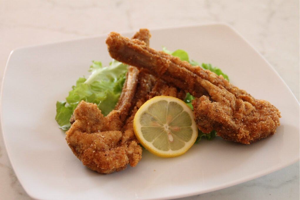 Costolette di capretto fritte