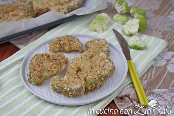 Cotolette di cavolfiore al forno