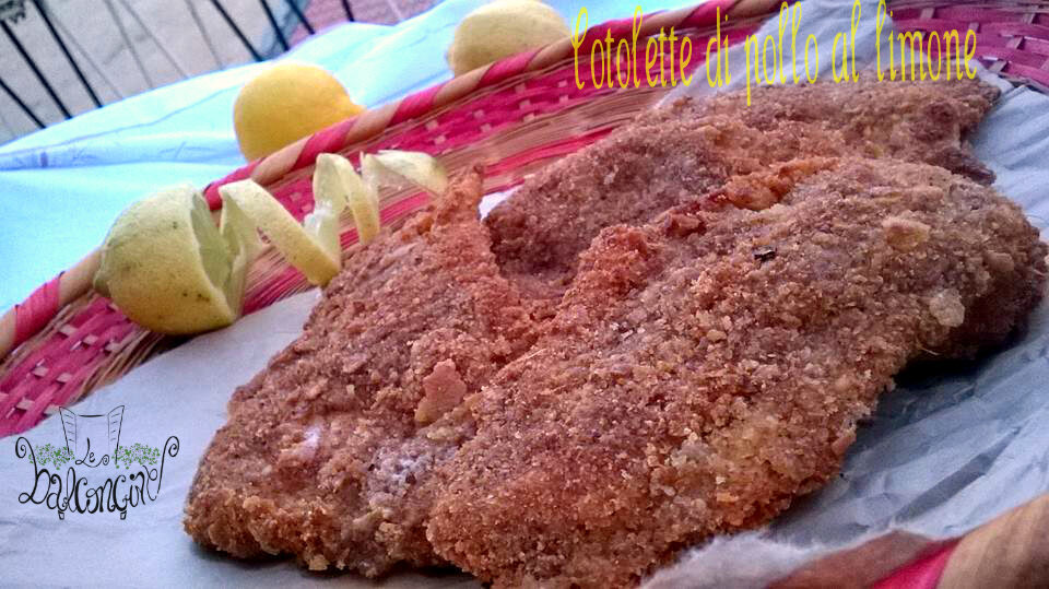 Cotolette di pollo al limone