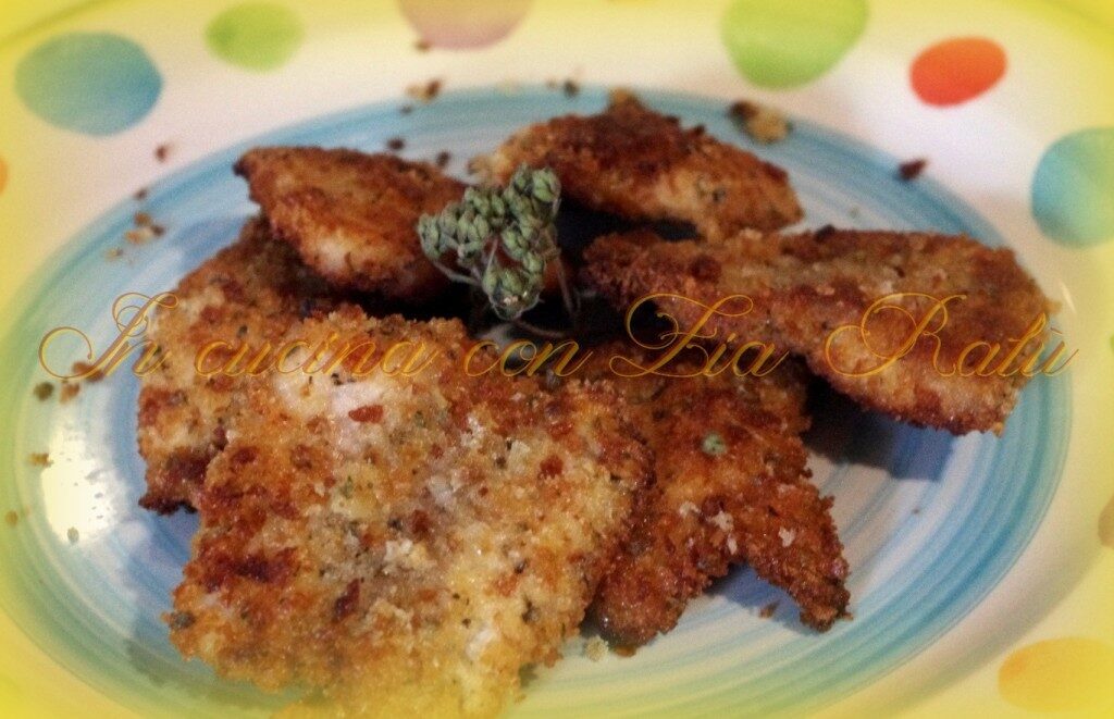 Cotolette di tinca all’origano
