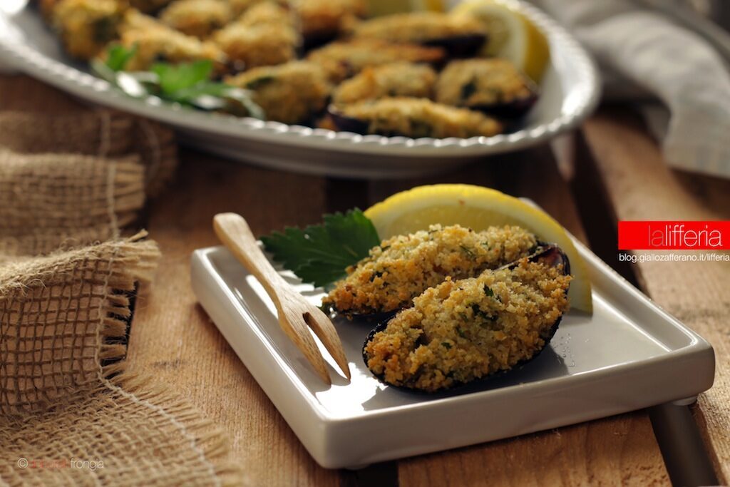 Cozze gratinate, ricetta facile e veloce