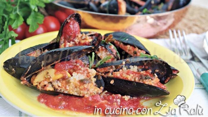 Cozze ripiene di cous cous
