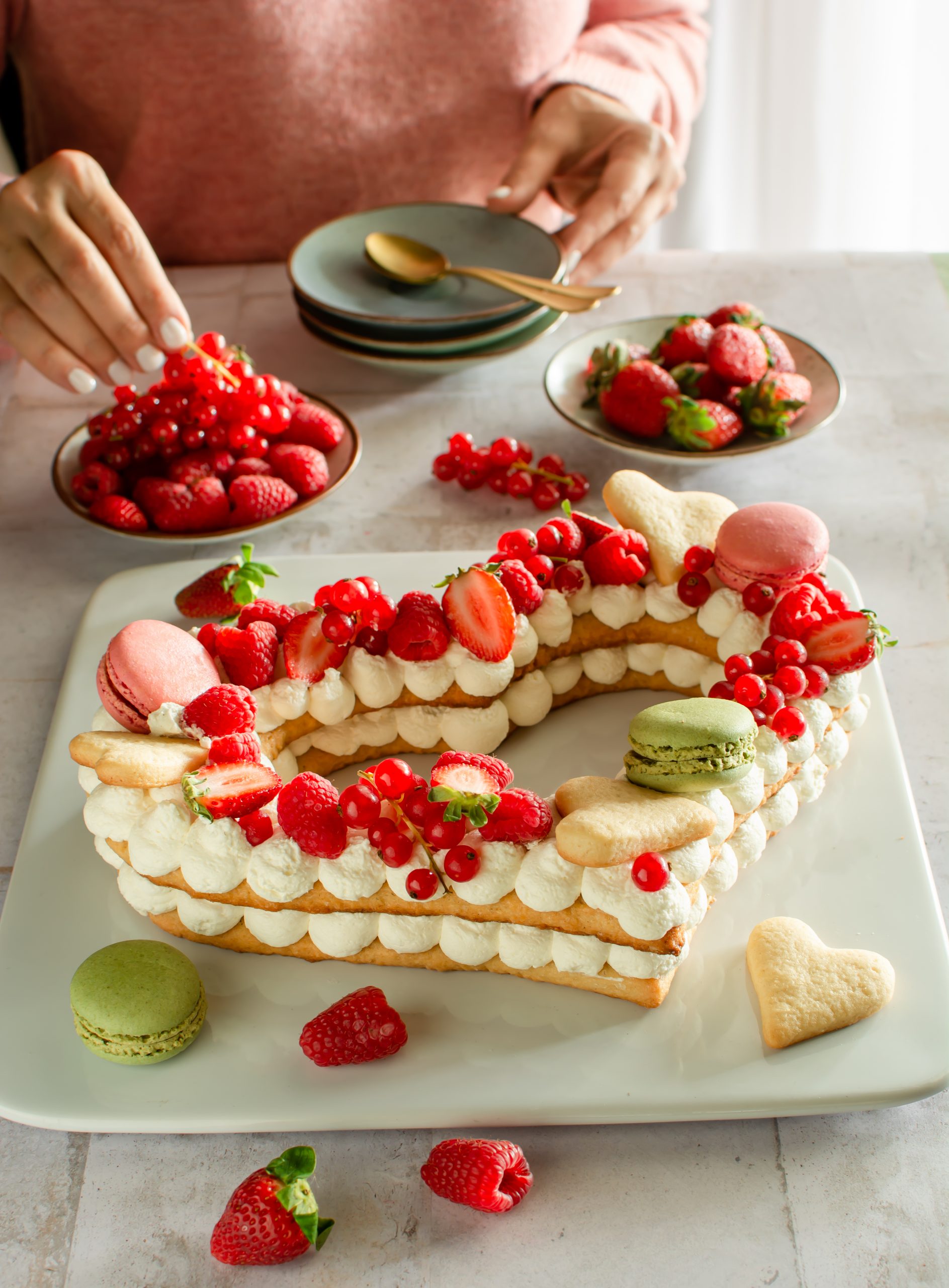 Cream tart cuore