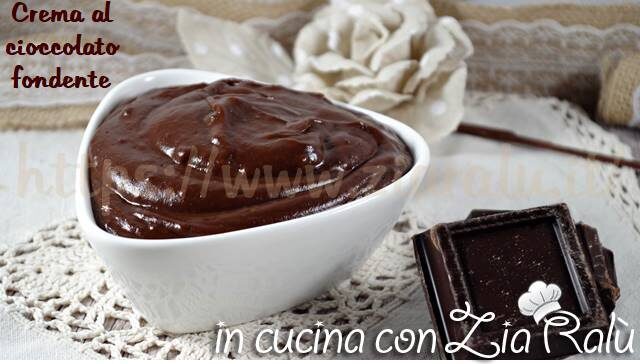 Crema al cioccolato fondente