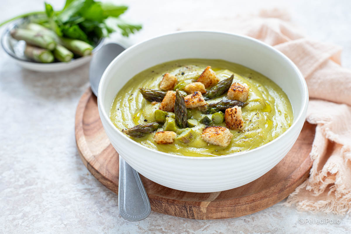Crema di asparagi e patate