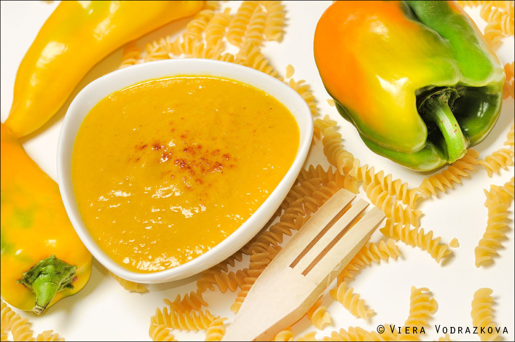 Crema di peperoni gialli