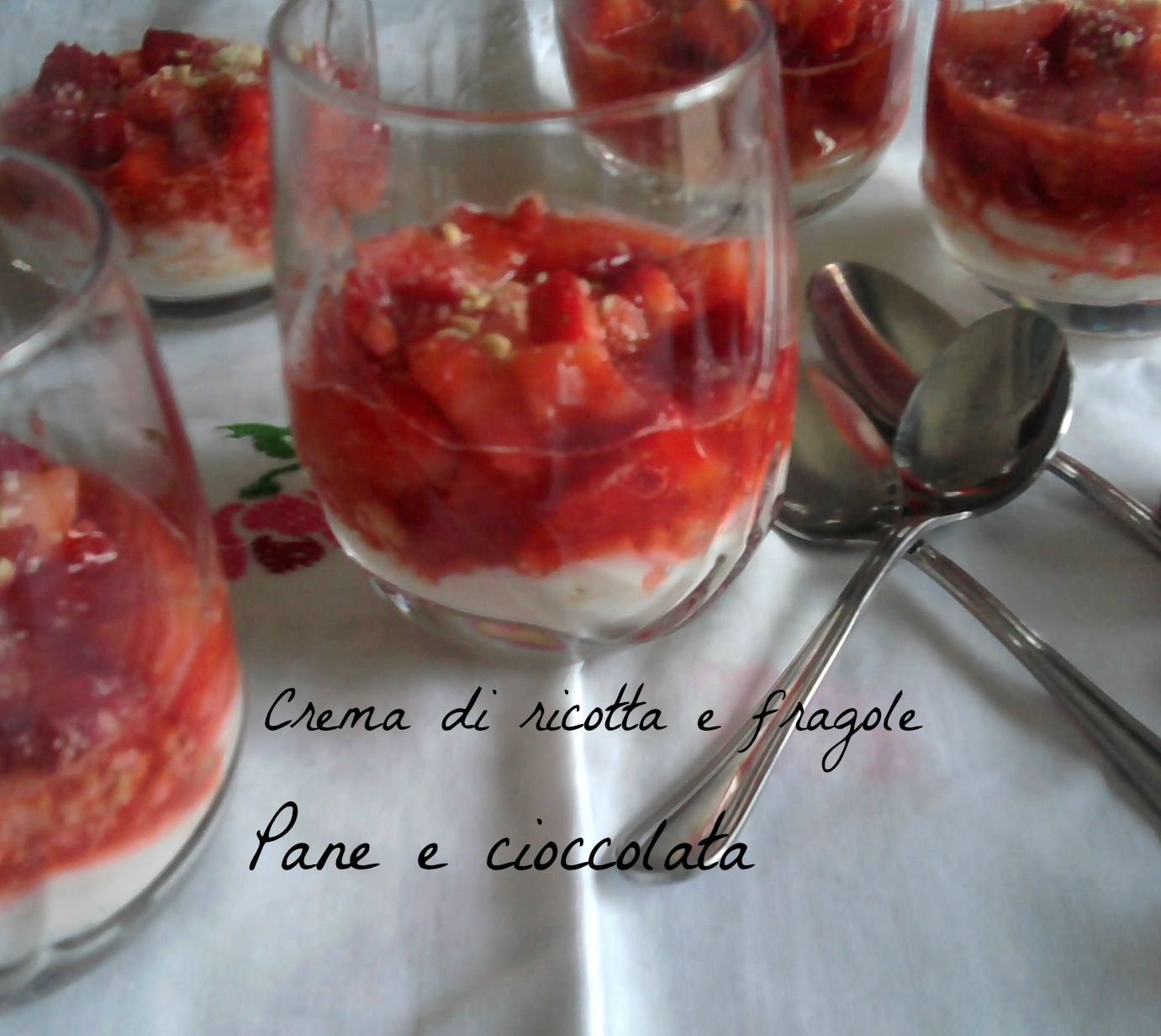 Crema di ricotta e fragole