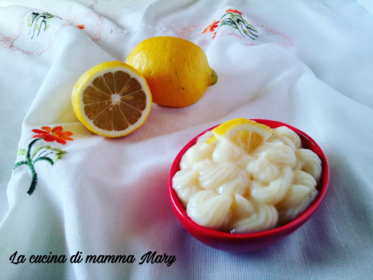 Crema leggera al limone