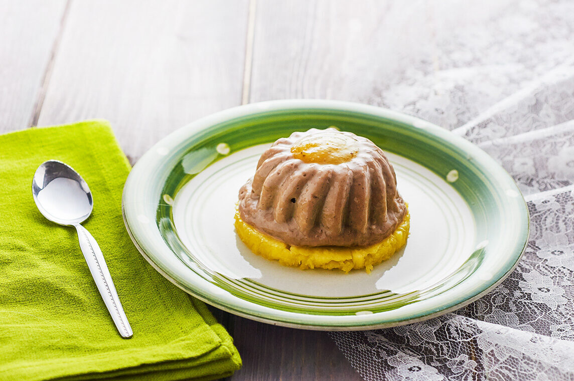 Cremoso alle castagne, ananas e cacao