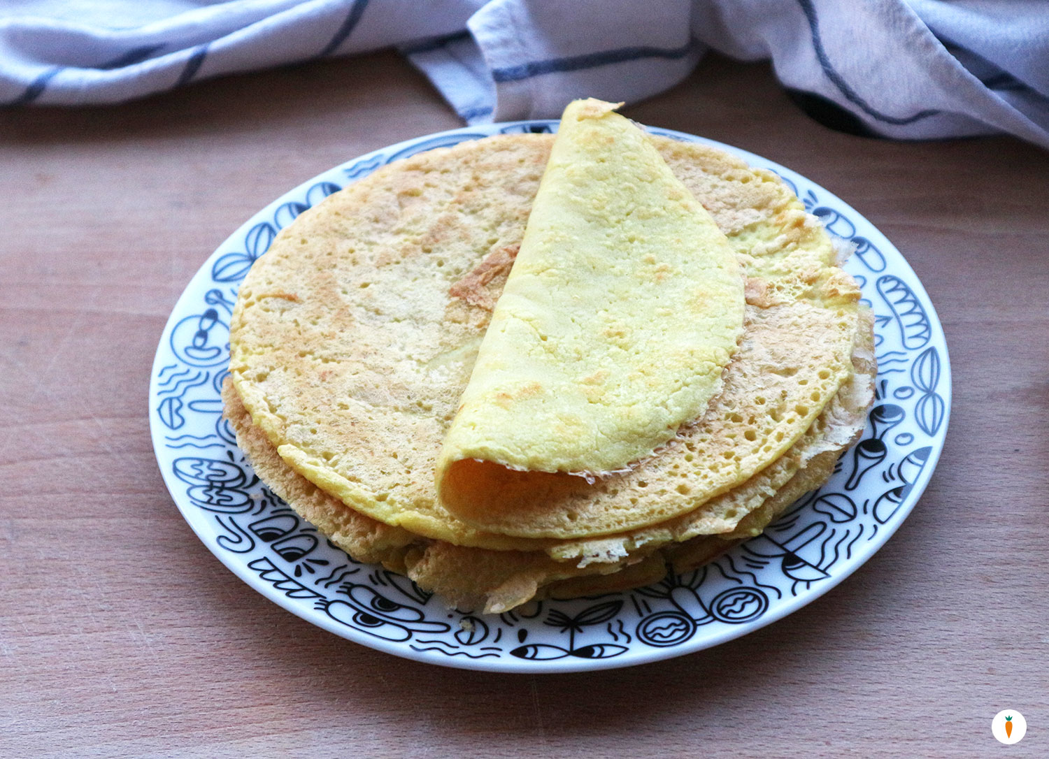 Crepes alla farina di ceci
