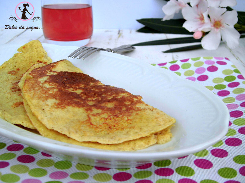 Crêpes con crusca d’avena all’aroma di noce
