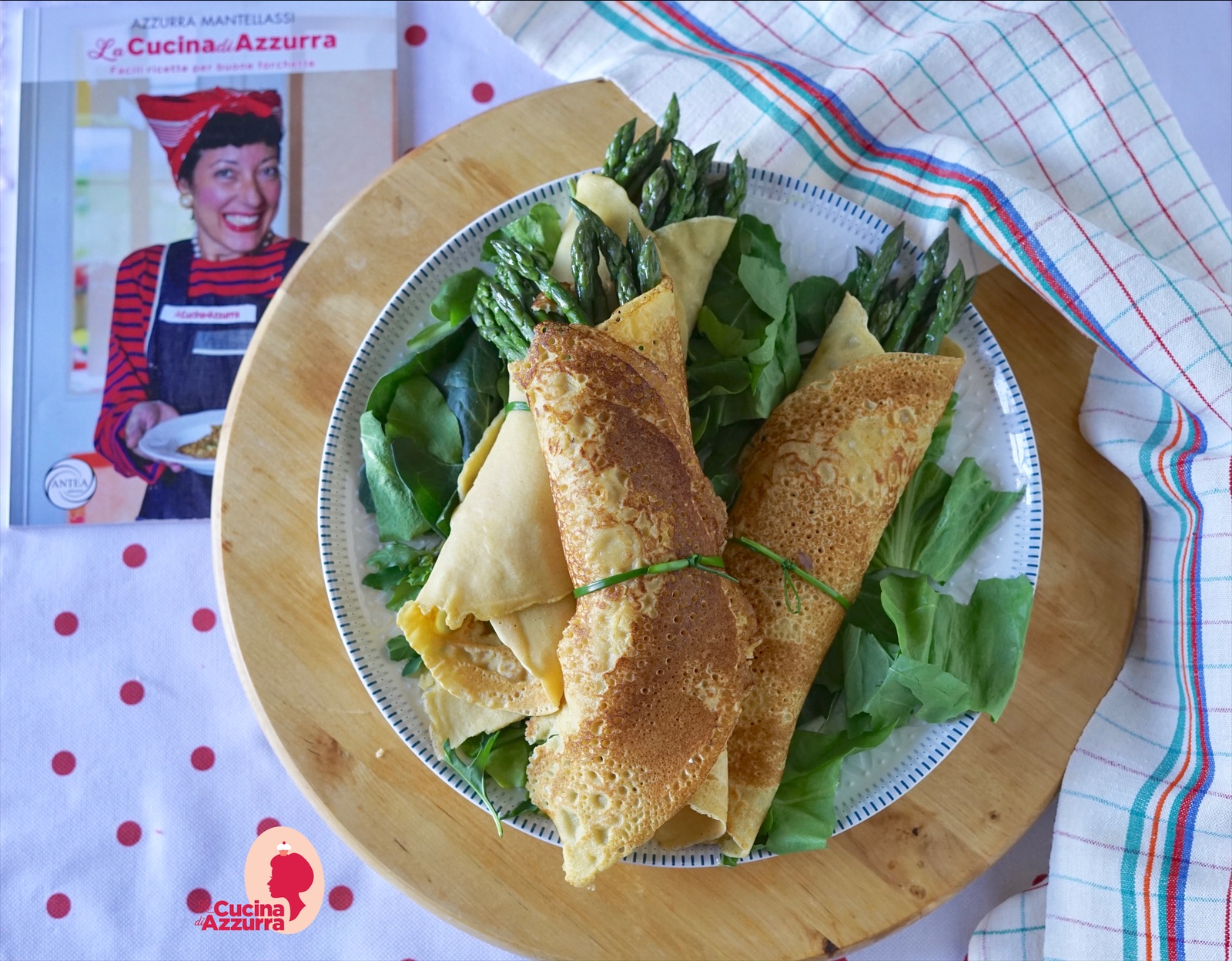 Crepes senza glutine e asparagi al vapore…