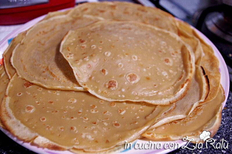 Crespelle senza burro con orzo solubile