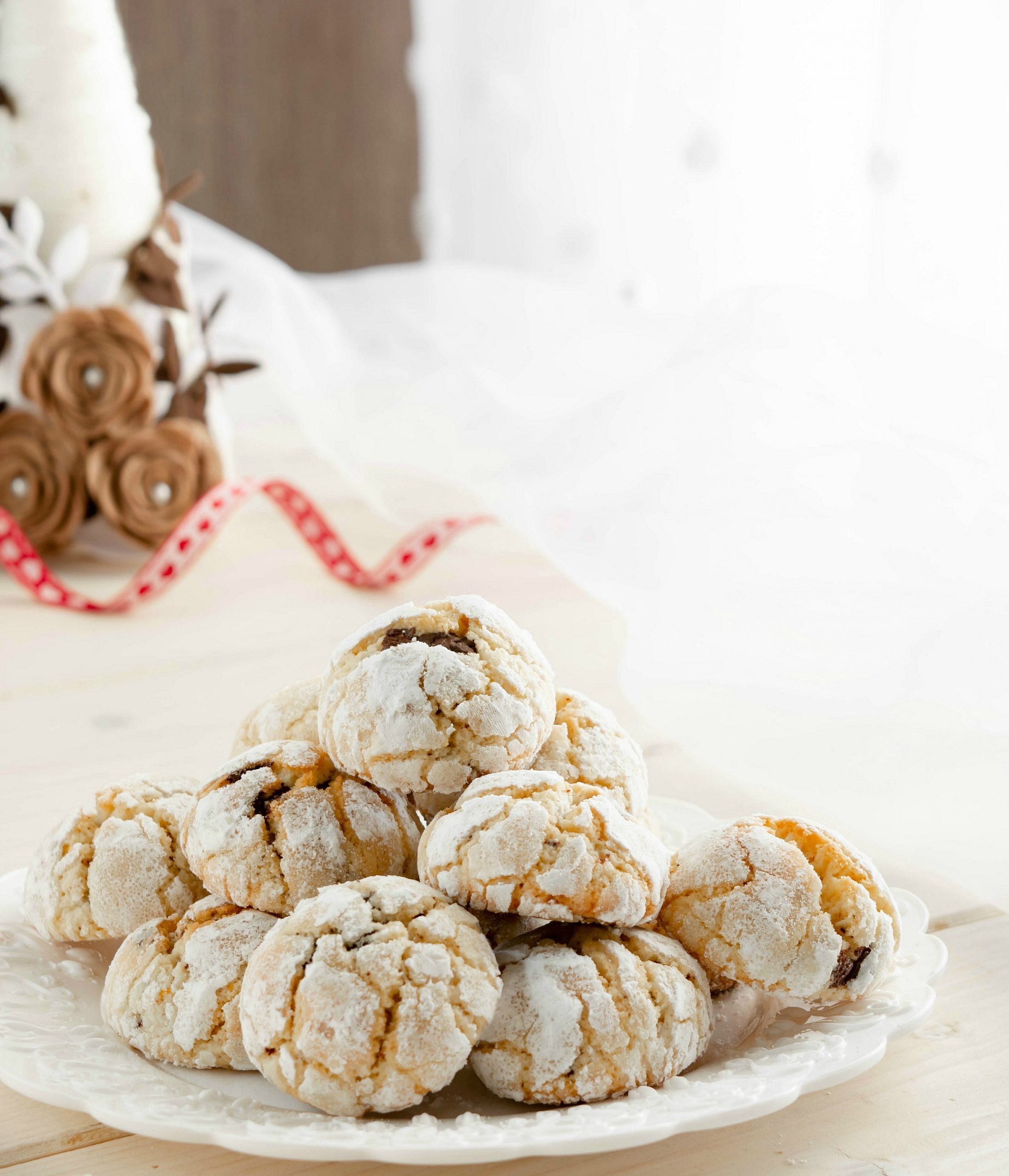 Crinkle cookies all’arancia e cioccolato