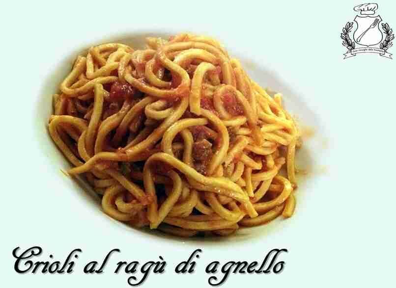 Crioli al ragu di agnello