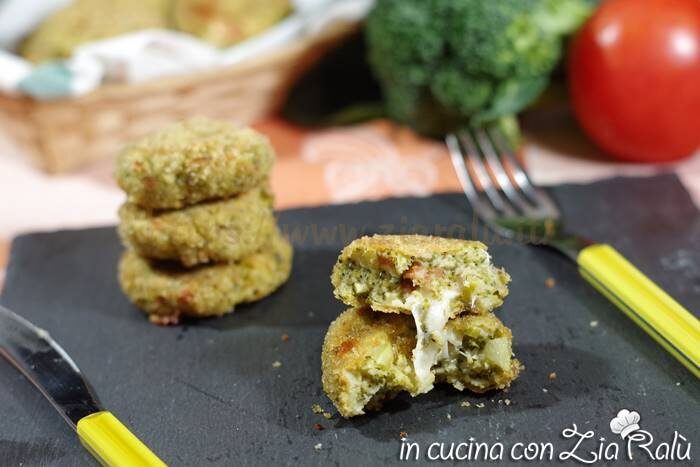 Crocchette di broccoli al forno filanti