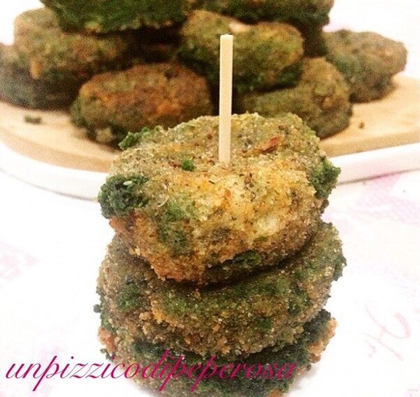 Crocchette di spinaci e formaggio